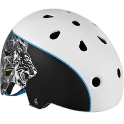 Helmet Powerslide King Black-White