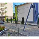 Дитяча канатна дорога Zipline на штучних опорах