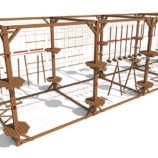 Modular rope park, 20 stages