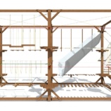 Modular rope park, 12 stages