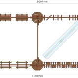 Modular rope park, 12 stages