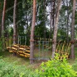 Мини-веревочный парк для загородного комплекса