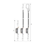 Самостраховка Climbing Technology FLEX-ABS 140 STEEL Y-S